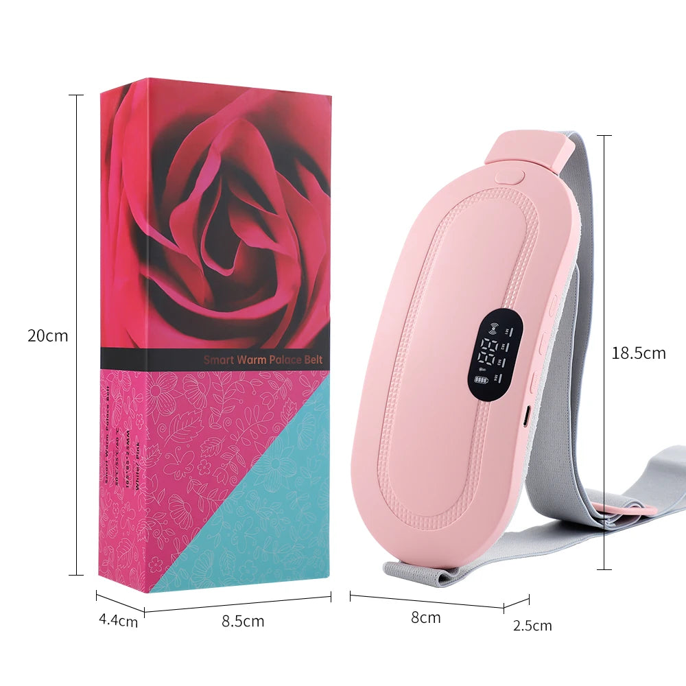 Coussin chauffant menstruel intelligent, appareil de massage par vibration de la taille, masseur abdominal, ceinture de palais chaude, crampes, instituts menstruels