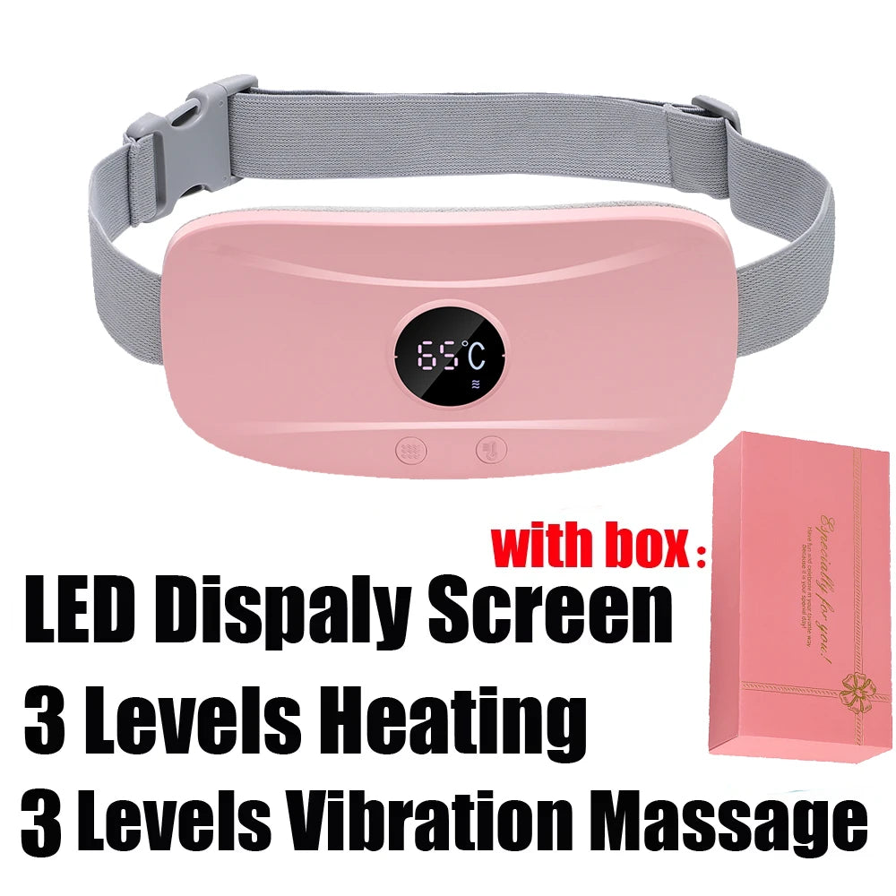 Coussin chauffant menstruel intelligent, appareil de massage par vibration de la taille, masseur abdominal, ceinture de palais chaude, crampes, instituts menstruels