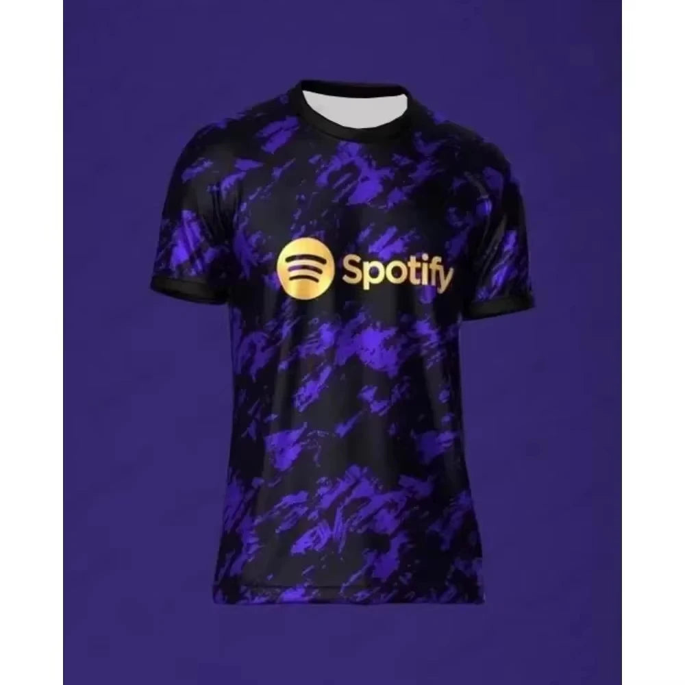 Été Barcelona édition spéciale maillot de Football t-shirt hommes femmes respirant séchage rapide T-shirts d'entraînement hommes hauts de sport