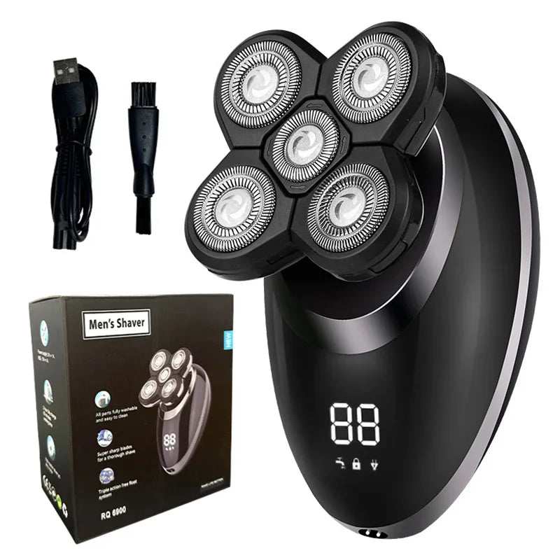 Kit de Rasage Électrique Multifonction – Tondeuse, Rasoir et Accessoires Complet