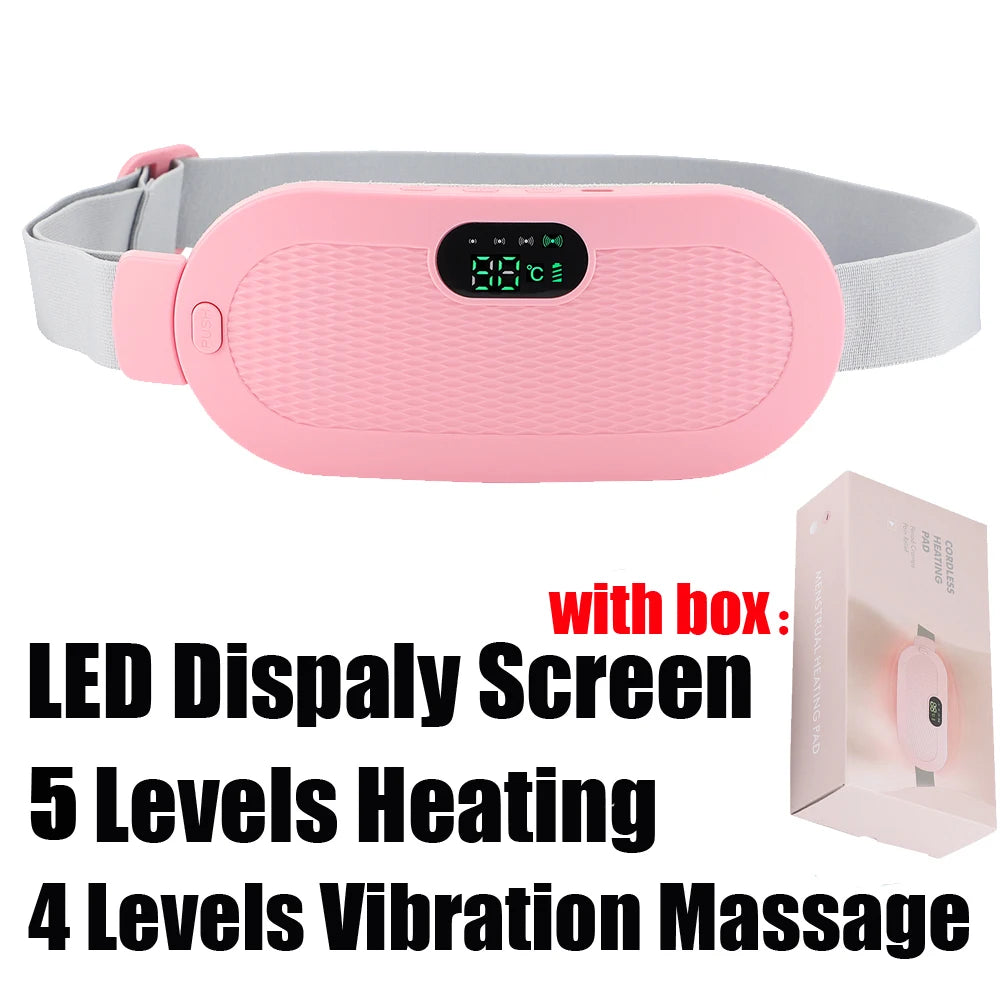 Coussin chauffant menstruel intelligent, appareil de massage par vibration de la taille, masseur abdominal, ceinture de palais chaude, crampes, instituts menstruels