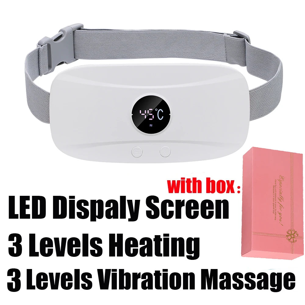 Coussin chauffant menstruel intelligent, appareil de massage par vibration de la taille, masseur abdominal, ceinture de palais chaude, crampes, instituts menstruels