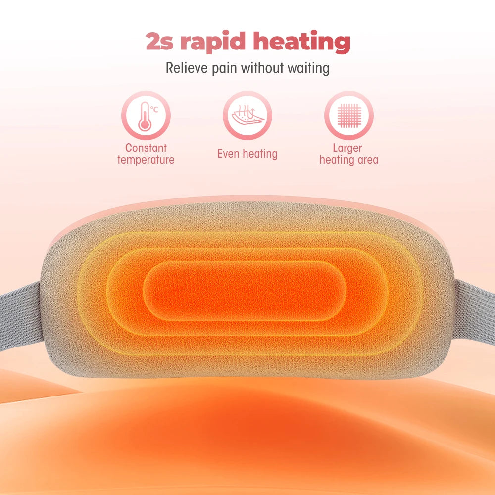Coussin chauffant menstruel intelligent, appareil de massage par vibration de la taille, masseur abdominal, ceinture de palais chaude, crampes, instituts menstruels