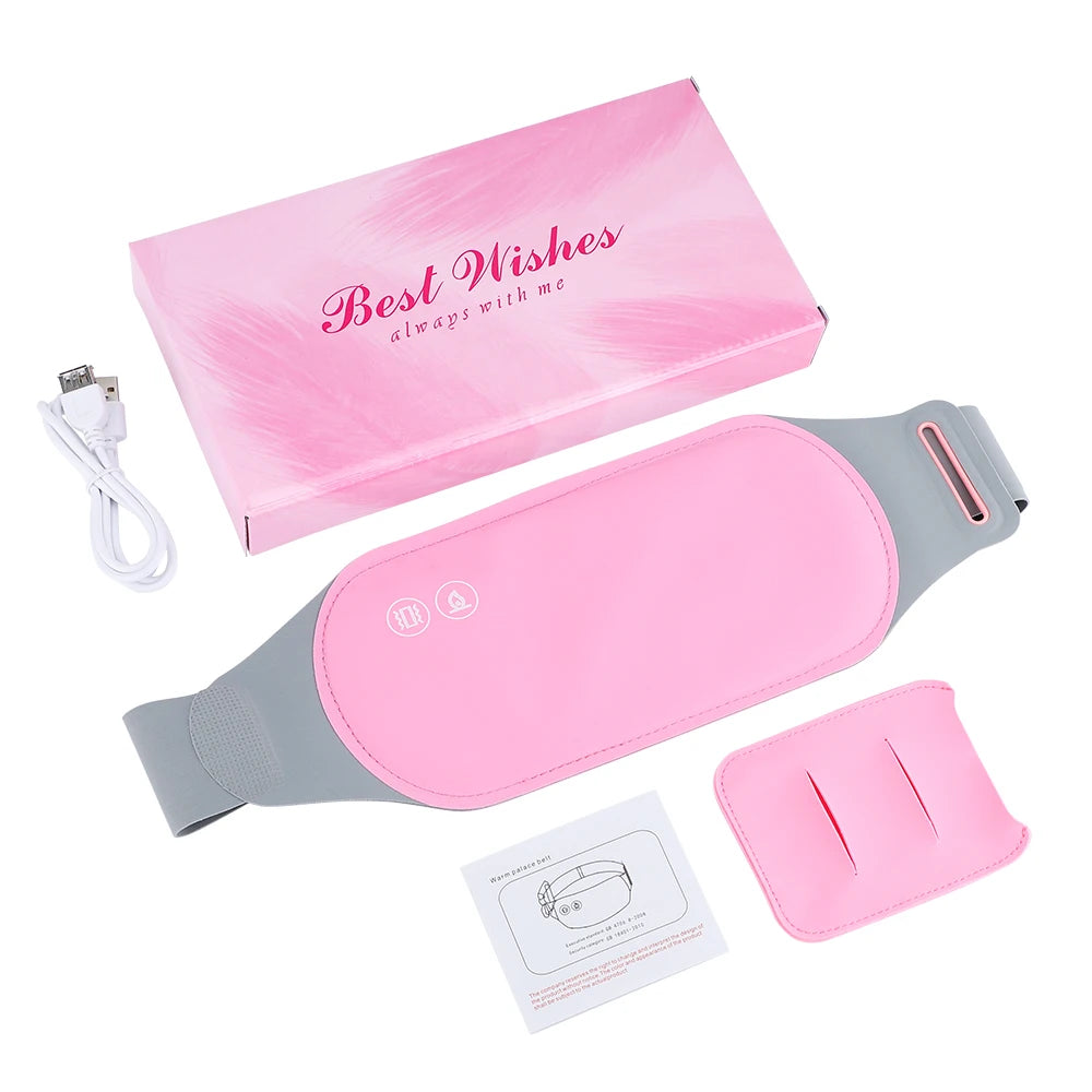 Intelligentes Menstruationsheizkissen, Taillenvibrationsmassagegerät, Bauchmassagegerät, Warm Palace Belt, Krämpfe, Menstruationsinstitute