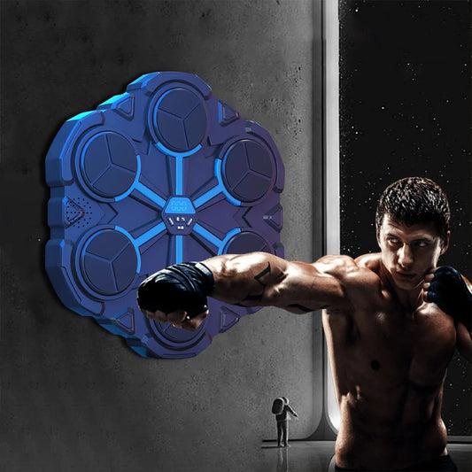 Musique Boxe Machine Bluetooth Sac De Poinçonnage Jeu Boîte À Musique Fitness Entraînement Amusant Entraîneur de Boxe Pour Gym À Domicile Boxe Mur Cible
