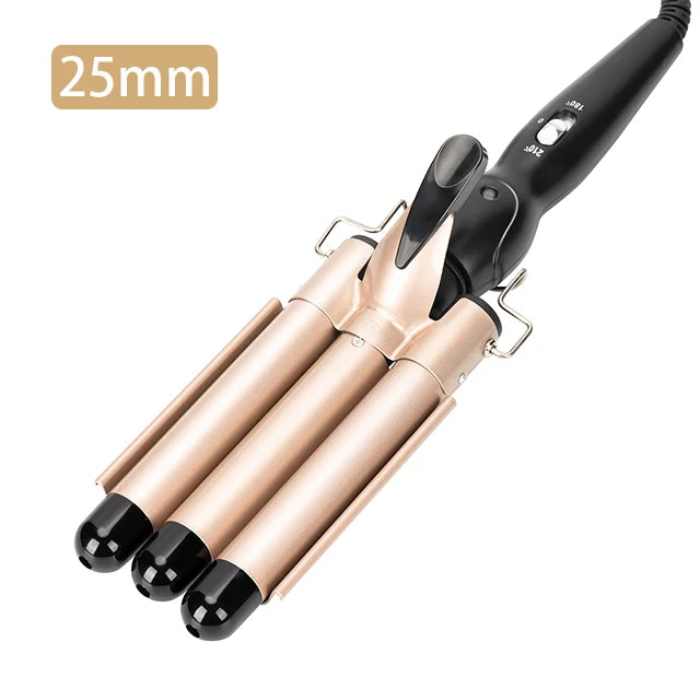 Fer à friser professionnel Effet woaw garanti ! Il frise et boucle en un seul geste, sans effort. Puissant, rapide et stylé — idéal pour briller sur  TikTok avec des résultats bouffants en quelques secondes