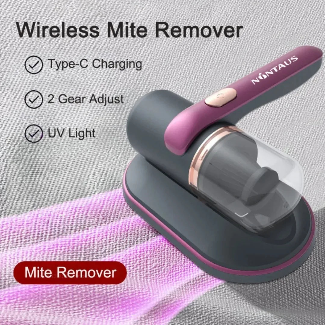 Ménage Matelas Aspirateur Ultraviolet Stérilisation Machine Maison Portable Portable Sans Fil Éliminateur d’Acariens Charge USB