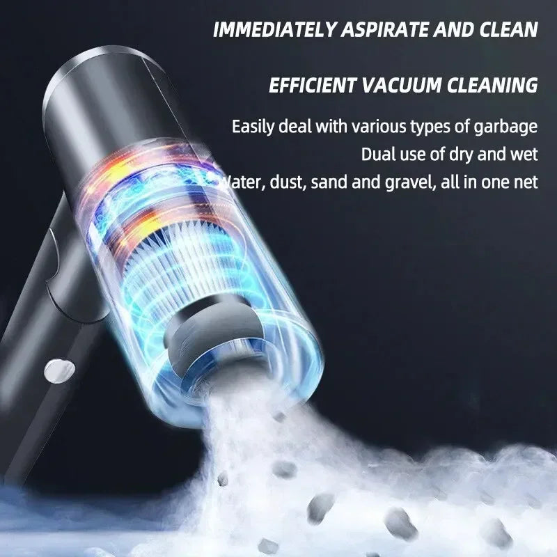 Aspirateur voiture portable Parfait pour les automobilistes exigeants et les parents actifs !Fiable, puissant et facile à utiliser, cet outil est conçu pour ceux qui veulent garder leur véhicule impeccable sans effort. Même en déplacement, il assu