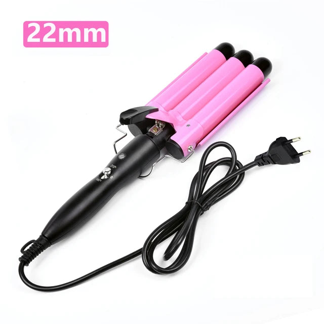 Fer à friser professionnel Effet woaw garanti ! Il frise et boucle en un seul geste, sans effort. Puissant, rapide et stylé — idéal pour briller sur  TikTok avec des résultats bouffants en quelques secondes
