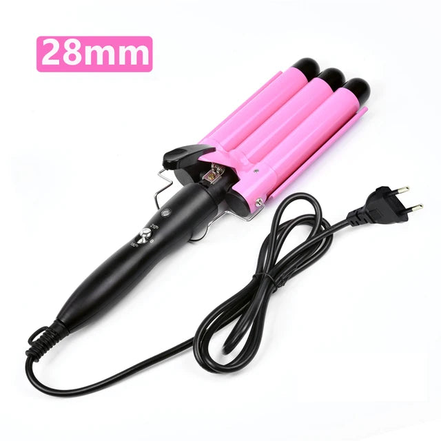 Fer à friser professionnel Effet woaw garanti ! Il frise et boucle en un seul geste, sans effort. Puissant, rapide et stylé — idéal pour briller sur  TikTok avec des résultats bouffants en quelques secondes
