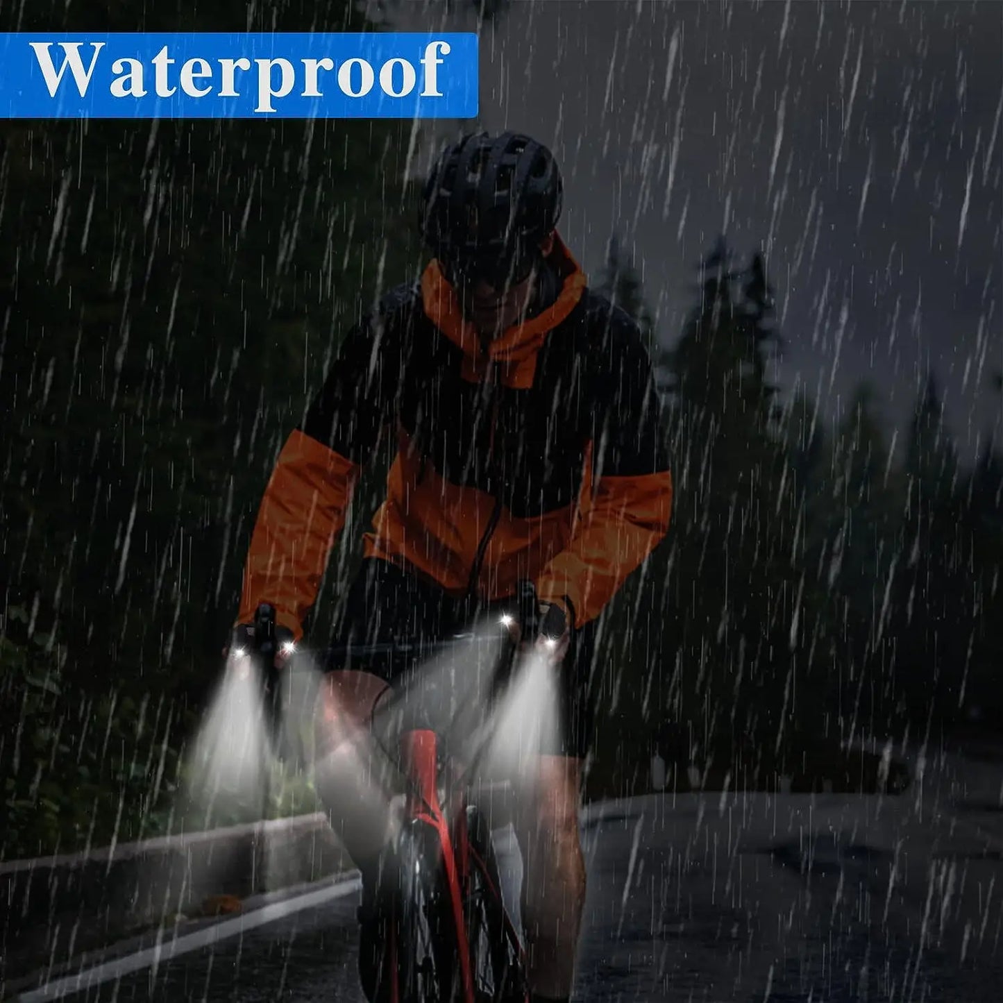 Gant de doigt demi LED pour hommes Femmes Extérieur Imperméable Pêche De Nuit Appât Cyclisme Running Lampe De Poche Gants Sans Doigts Durables