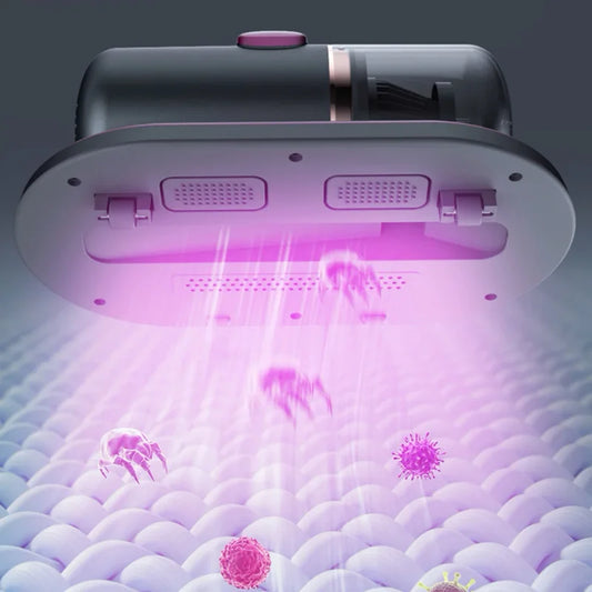 Ménage Matelas Aspirateur Ultraviolet Stérilisation Machine Maison Portable Portable Sans Fil Éliminateur d’Acariens Charge USB