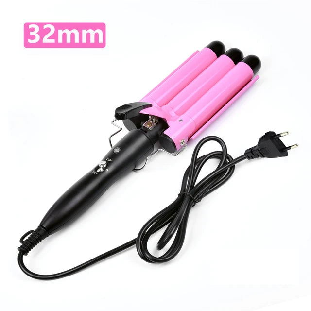 Fer à friser professionnel Effet woaw garanti ! Il frise et boucle en un seul geste, sans effort. Puissant, rapide et stylé — idéal pour briller sur  TikTok avec des résultats bouffants en quelques secondes