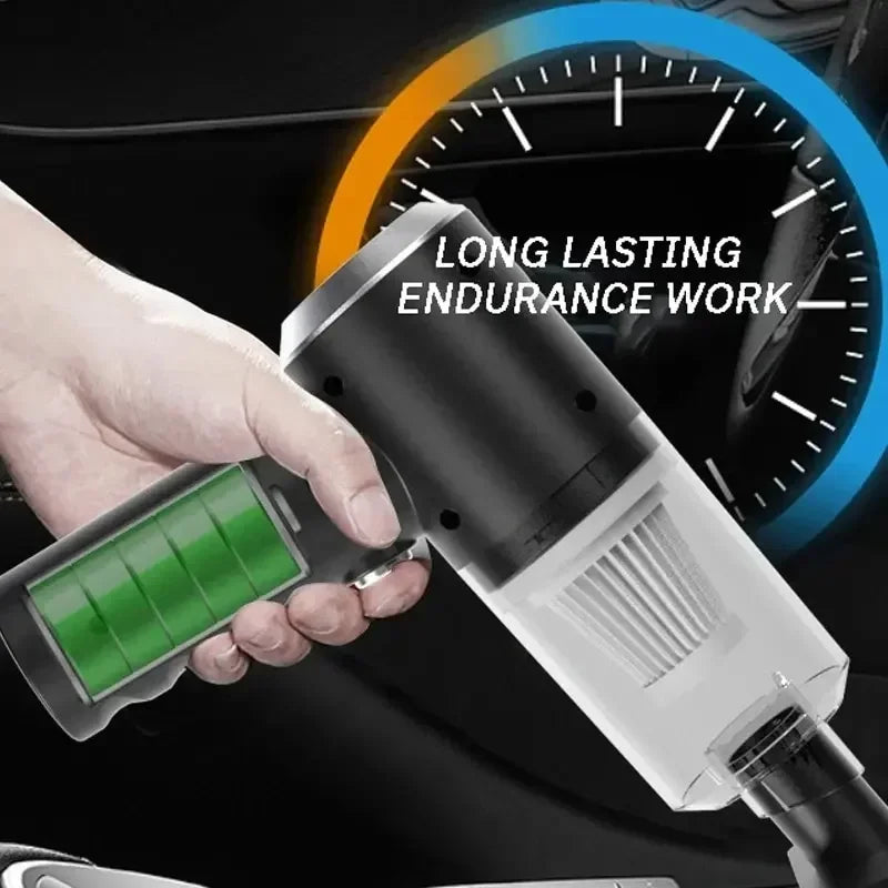 Aspirateur voiture portable Parfait pour les automobilistes exigeants et les parents actifs !Fiable, puissant et facile à utiliser, cet outil est conçu pour ceux qui veulent garder leur véhicule impeccable sans effort. Même en déplacement, il assu