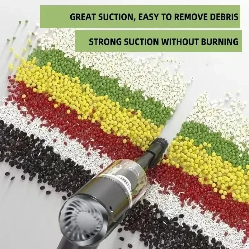 Aspirateur voiture portable Parfait pour les automobilistes exigeants et les parents actifs !Fiable, puissant et facile à utiliser, cet outil est conçu pour ceux qui veulent garder leur véhicule impeccable sans effort. Même en déplacement, il assu